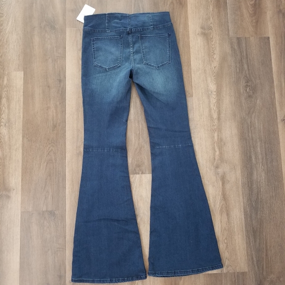 Free People | Penny Pull-On Flare Jeans - Picture 7 of 9